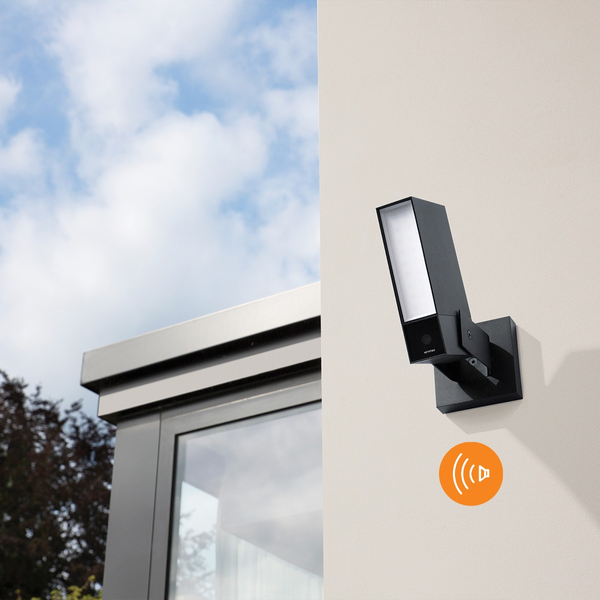 Camera Exterieure Intelligente avec sirene - alu-noir