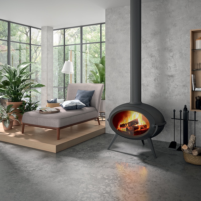 Poêle à bois BRIO raccordable - INVICTA