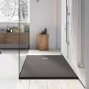 Receveur SquareDrain noir - Receveur souple SolidSoft
