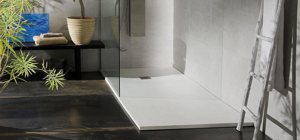 Receveur SquareDrain blanc - Receveur souple SolidSoft