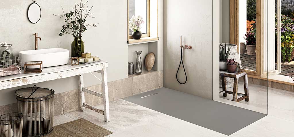 Receveur LinearDrain béton - Receveur souple SolidSoft