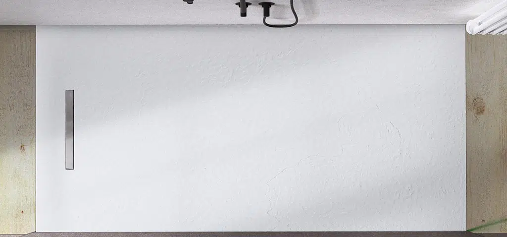 Receveur LinearDrain blanc - Receveur souple SolidSoft