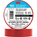 Temflex 165 Pack multicolore 10 rubans d'isolation électrique 10x15