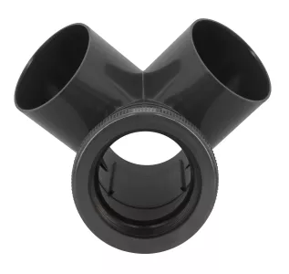 Culotte double d'équerre, Ø 100, FF, 67°30