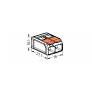  Borne WAGO 221 2x6mm² à leviers souple & rigide