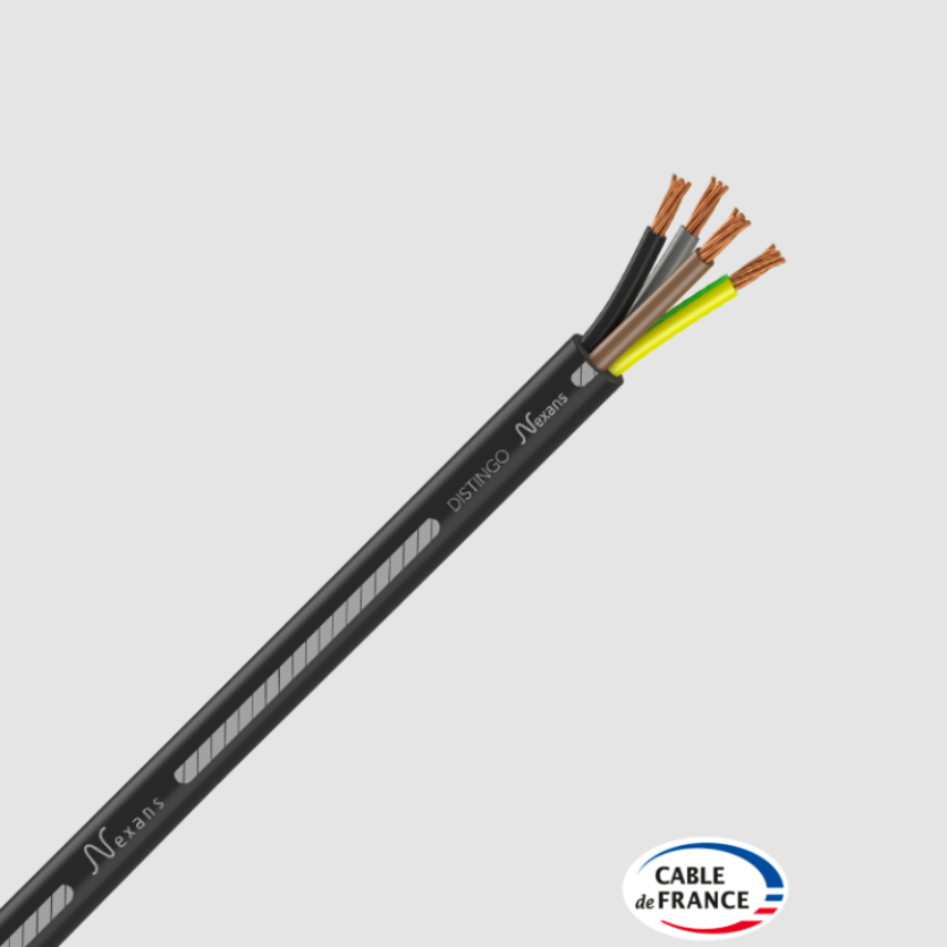  Nexans R2V Distingo cuivre 2x1.5 couronne 100m
