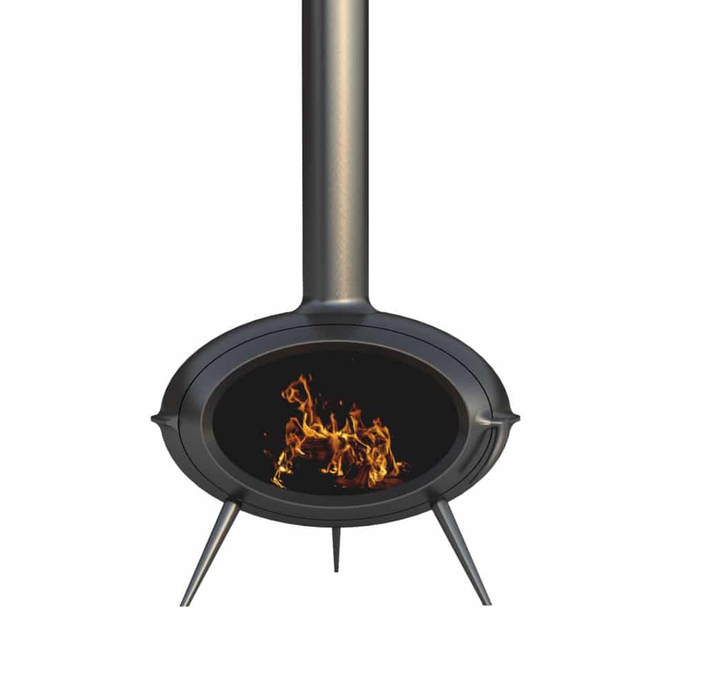 Poêle à bois BRIO raccordable - INVICTA