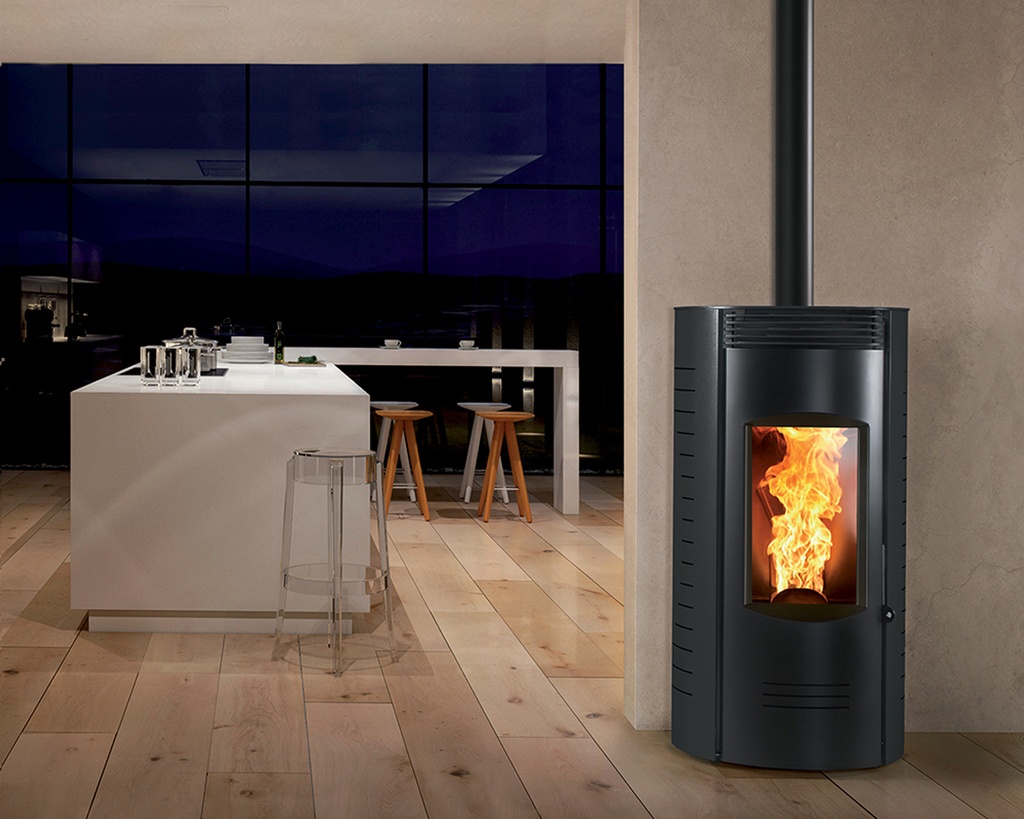 Poêle à granulés ROSELIN ID9 Etanche Canalisable avec ventilation - DEVILLE