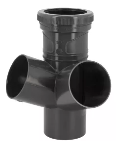 [UHOMAMT166] Culotte double d'équerre, Ø 100, FF, 67°30 - NICOLL