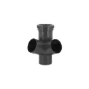 Culotte double d'équerre, Ø 100, FF, 67°30 - NICOLL