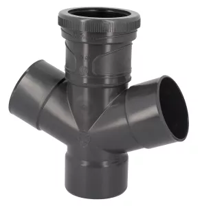 [UHOMRMT166] Culotte double parallèle, Ø 100, FF à 67°30 - NICOLL