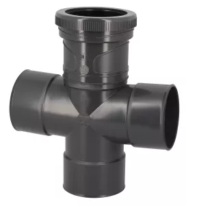 [UHOMRMT188] Culotte double parallèle, Ø 100, FF à 88°30 - NICOLL