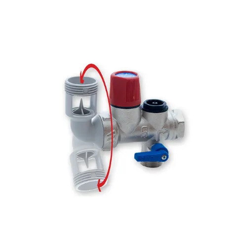 [2252571] Groupe de sécurité coudé SFR® 3/4” INOX - WATTS