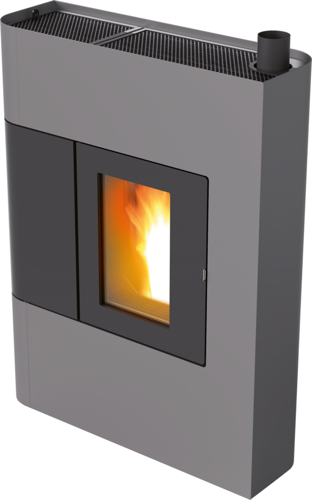 Poêle à pellets ALTHEA 9 kw Silver - RED