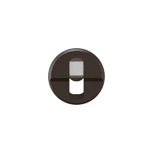 Enjoliveur prise simple RJ45 Céliane - Noir - LEGRAND
