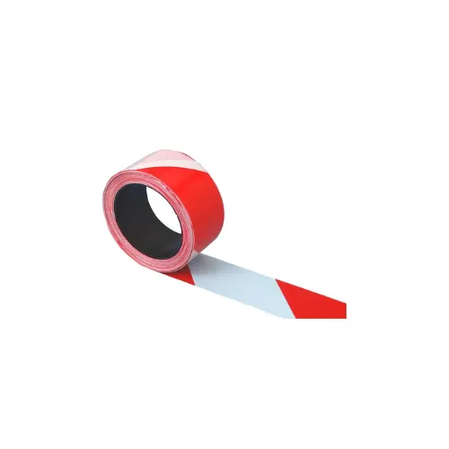[0992100] Ruban de signalisation diagonal - rouge/blanc - 100m x 50 mm