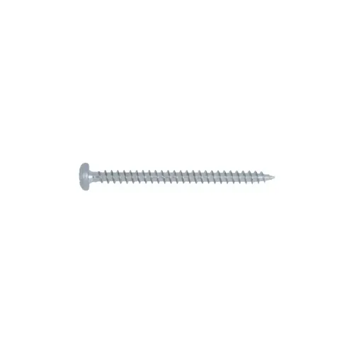 Vis à bois WÜPOFAST - acier zingué (A2K) - filetage total - tête cylindrique bombée - 6x50 mm - empreinte PZ3