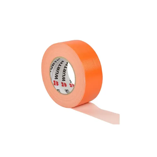 [0874100250] Ruban toilé orange bâtiment - adhésif puissant - L50m x l50mm