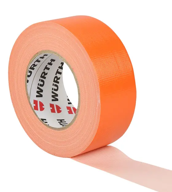 [0874100250] Ruban toilé orange bâtiment 50 m - WURTH