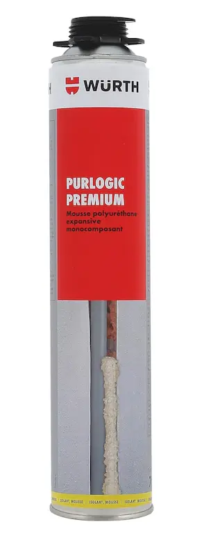 Mousse de montage pistolable 1C Purlogic Premium - WURTH