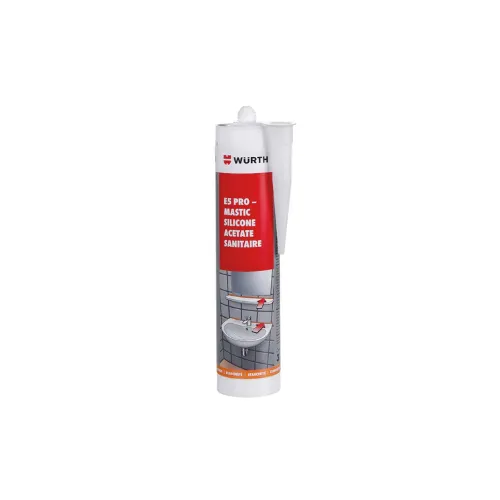 Mastic Silicone Sanitaire E5 PRO - salle de bain et vitrage
