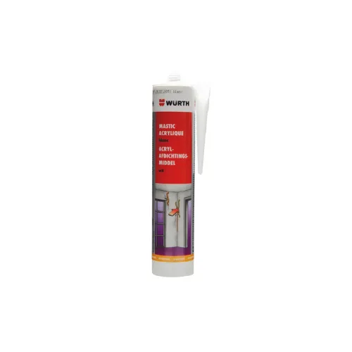 Mastic acrylique standard - 310 ml - cartouche - blanc
