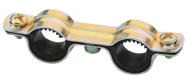 [0545207122] Collier double isophonique type Atlas acier zingué jaune x25 - WURTH