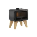 Poêle à Bois PANDA Zen raccordable en Fonte - DEVILLE
