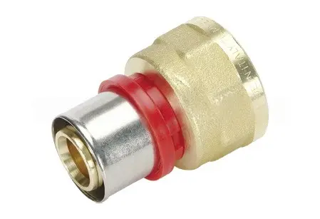 [1650030] MANCHON DROIT FEM À SERTIR TUBE MULT 1652 - TIEMME (16x1/2)