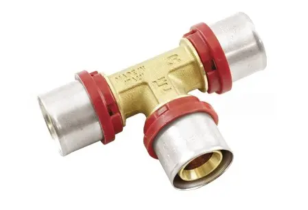 [1650002] RACCORD TÉ À SERTIR TUBE MULT 1657 - TIEMME (16-16-16)