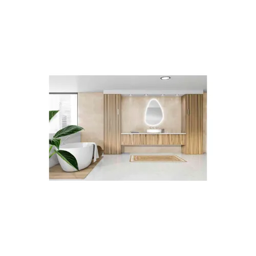 [P900182] Miroir Led GALET GAUCHE - PRADEL (60x90 CM)