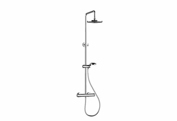 [4180624] Colonne de douche thermostatique chromée - TIEMME
