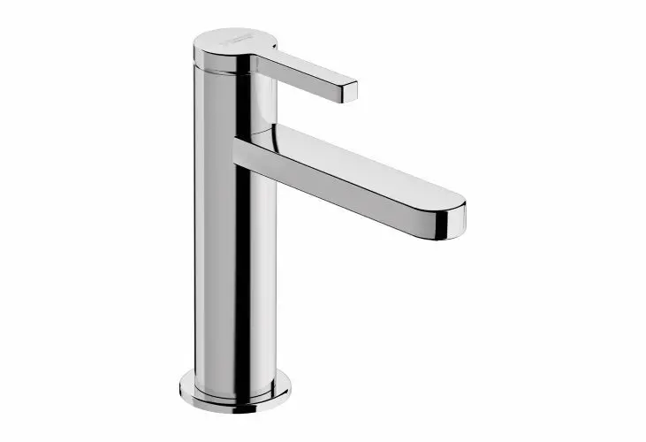 [411450512] Mitigeur lavabo bec long chromé - TIEMME