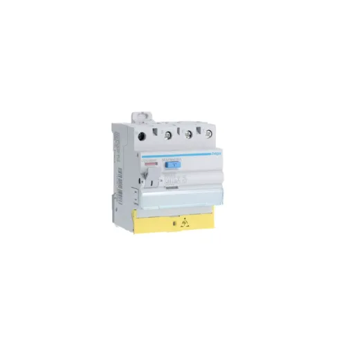 Interrupteur différentiel 63A 30mA 3P+N type AC à bornes décalées HAGER