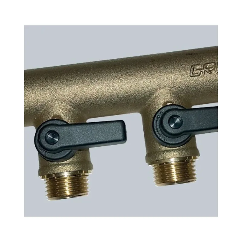 [2242304] Mâle Femelle 3/4" Départs Mâles 1/2" avec vannes intégrées 4 départs -  WATTS