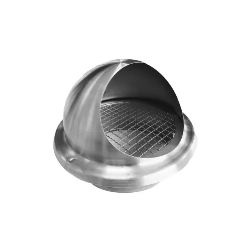 [870263] Prise d'air ou sortie d'air de façade, semi-sphérique, en acier inox, D 160 mm - S&P