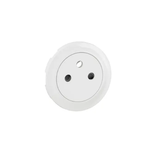 [CB0111] Enjoliveur prise 2P+T Surface Céliane - Blanc - LEGRAND