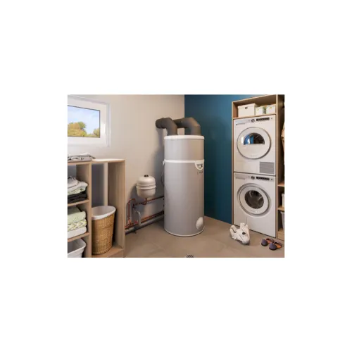 Chauffe-eau thermo. EDEL NATIV 270 air, au sol, monobloc, cuve inox, R290 - INTUIS
