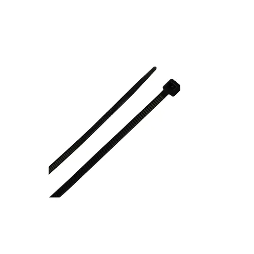 100 colliers industriels de cablage , 370 x 7,6 mm, noir, int/ext - TRADEFORCE