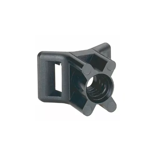 Embase à visser - protégé UV - fixable par cheville noir - LEGRAND