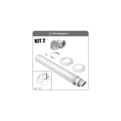 [790107] Kit terminal + coude concentrique Pegasus PP Ø60/100 - JONCOUX