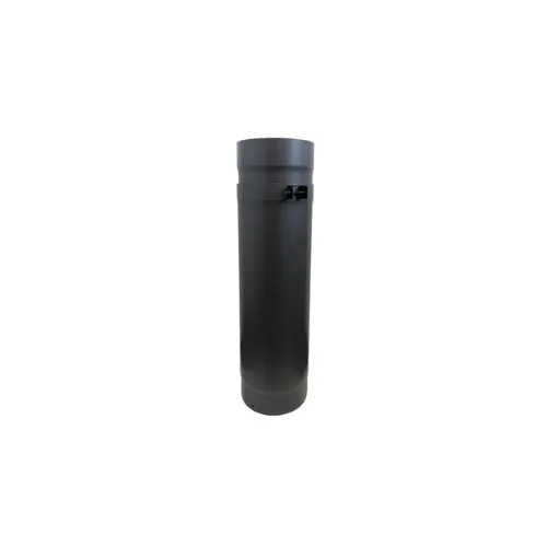 [970102] Longueur réglable raccordement émail noir mat 1,2 mm Ø150 - JONCOUX