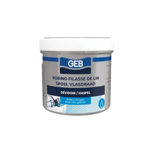 Filasse de lin avec dévidoir - Pot de 80 g - GEB