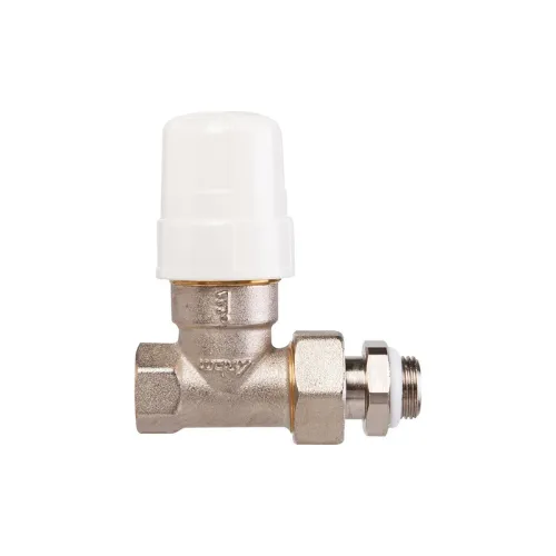 Robinet de radiateur droit à visser - F 1/2" - Thermostatisable - RBM