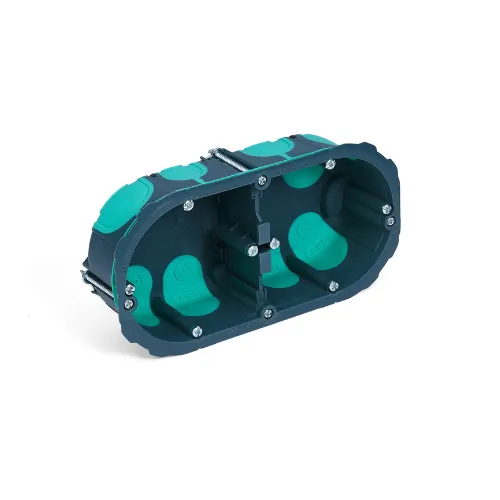 [0026000046] Boite d'appareillage étanche à l'air 2 postes Ø67 prof 40mm - TRADEFORCE