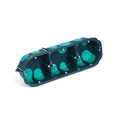 [0026000047] Boite d'appareillage étanche à l'air 3 postes Ø67 prof 40mm - TRADEFORCE