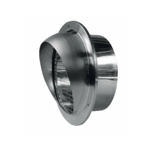 Rejet ou prise d'air murale inox faibles PDC diamètre 160 - ATLANTIC