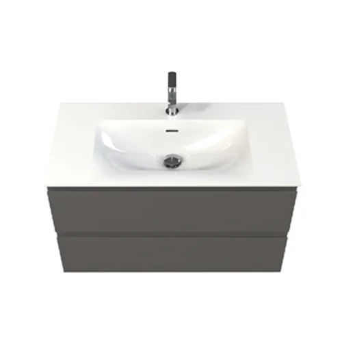 Plan vasque 60cm marbre blanc mat - CEDAM
