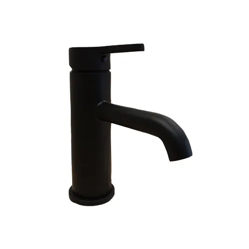 [411490525] Mitigeur lavabo noir bec court - TIEMME