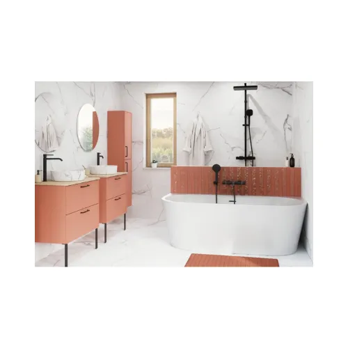 [4726587] Baignoire semi-ilot murale 180x80cm - ALTERNA